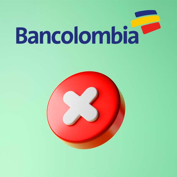 Cancelar cuenta-bancolombia